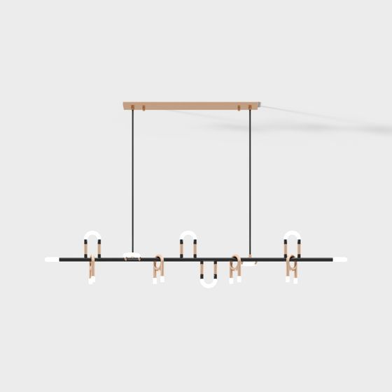 Modern Low-Poly 3D Pendant Light Model