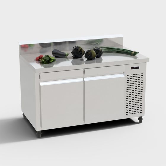 Commercial Refrigeration Unit 3D model