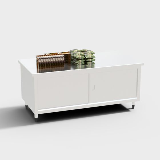 Urban Living Room Cabinet 3D model