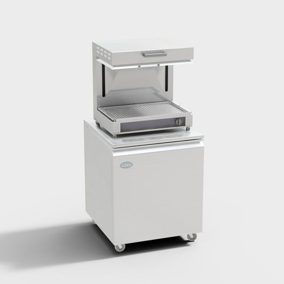 Stylish Stainless Steel Oven 3D model for Contemporary Kitchens