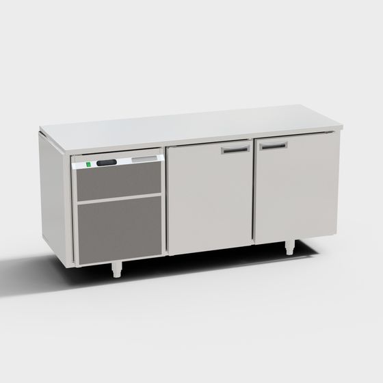 Industrial Refrigerator 3D Model