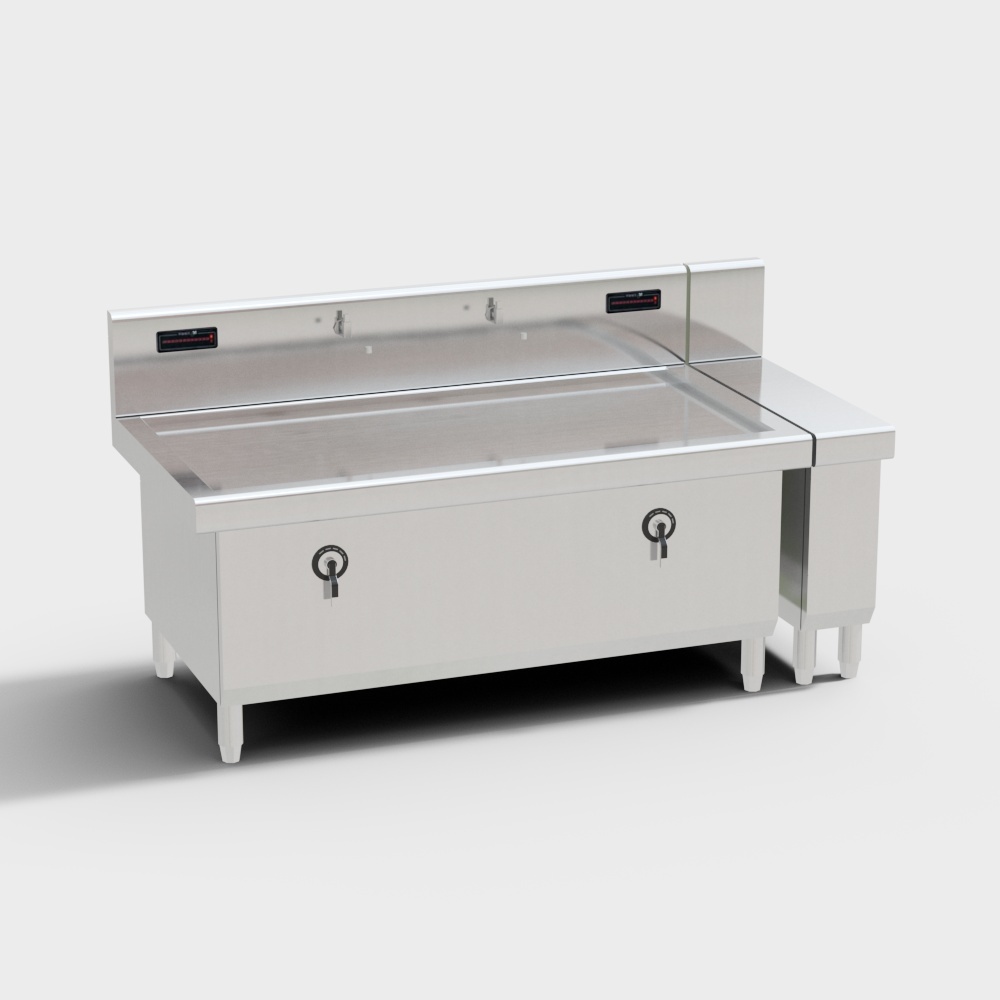 현대 호텔 주방 싱크대 캐비닛