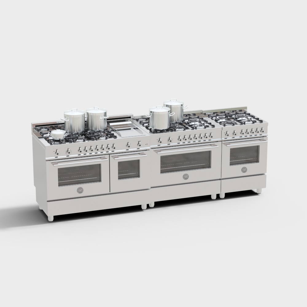 Modern hotel canteen kitchen cooking cabinet