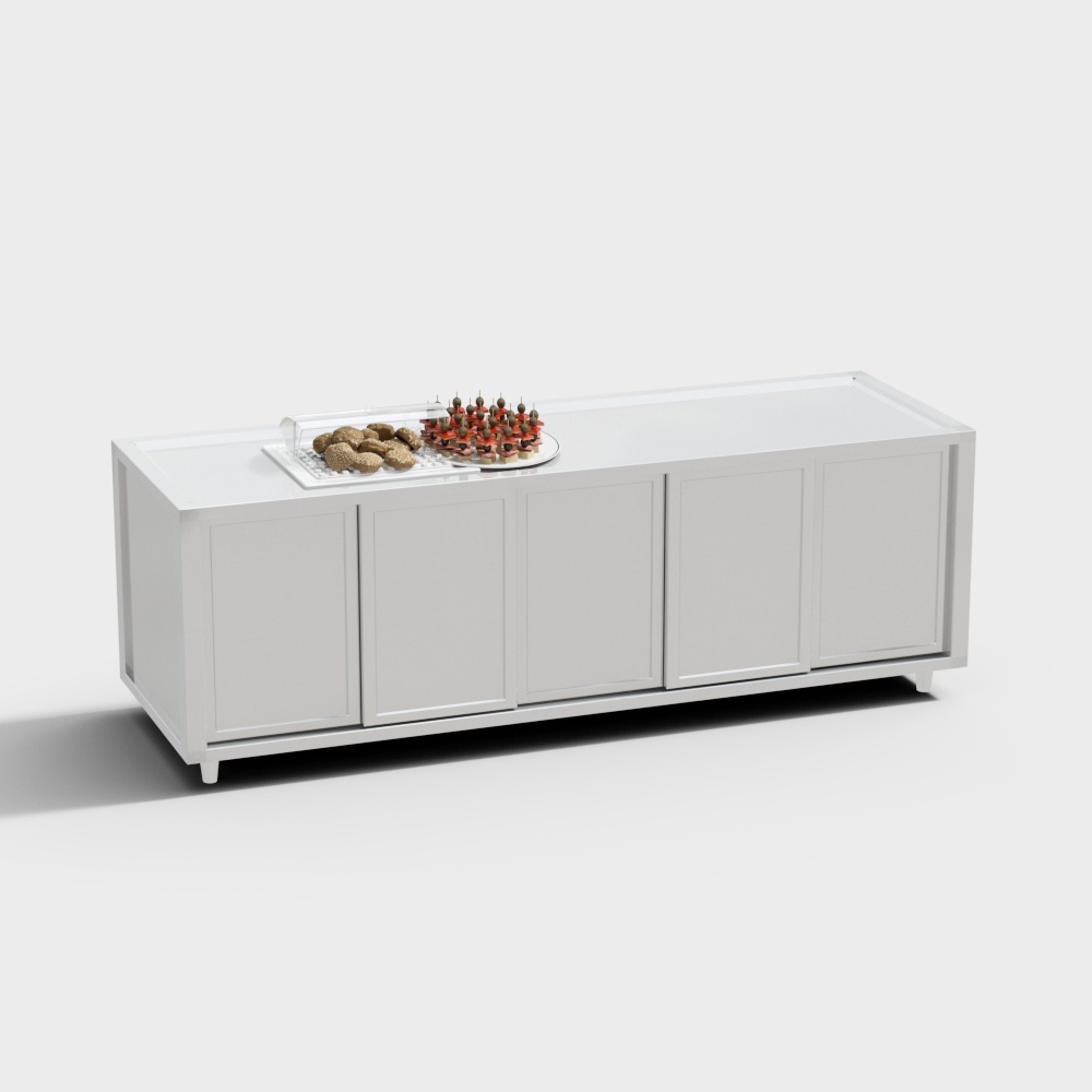 Modern kitchen equipment food cabinet