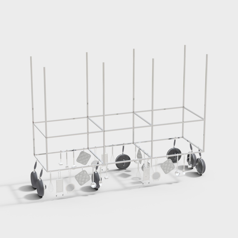 Modern hotel canteen kitchen tool hanger