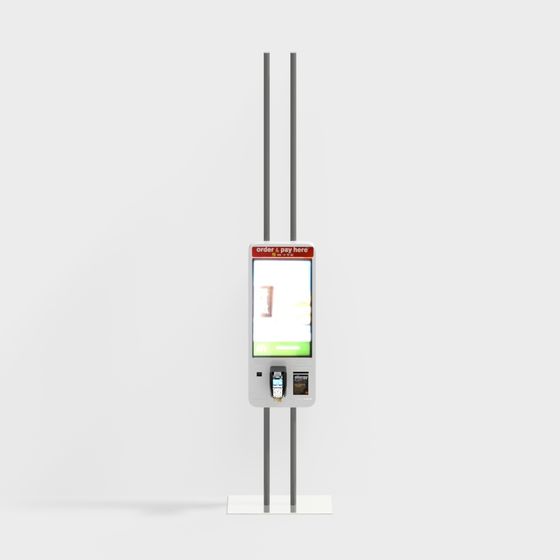Modern Self-Service Kiosk 3D Model