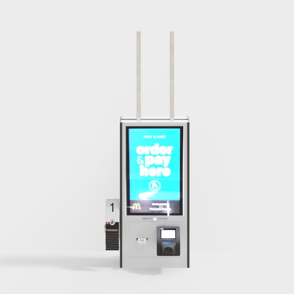 Modern self-service cashier machine
