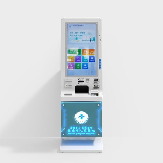 Advanced Medical Self-service Kiosk 3D model