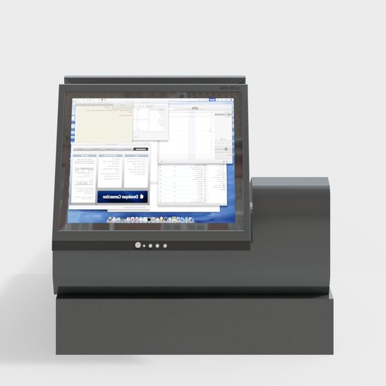 Smart Office Desk 3D model