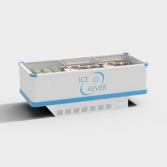 Ice Cream Display Cabinet 3D model
