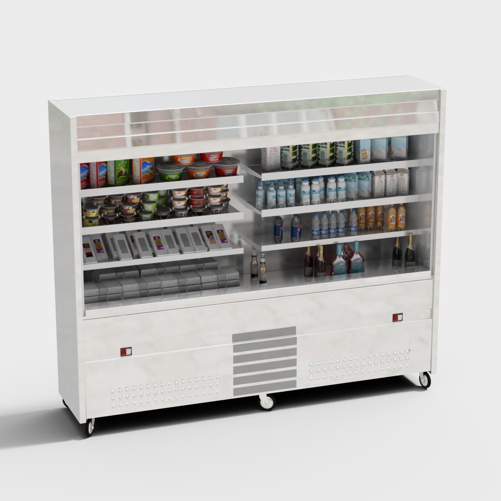 Modern refrigerator air curtain cabinet