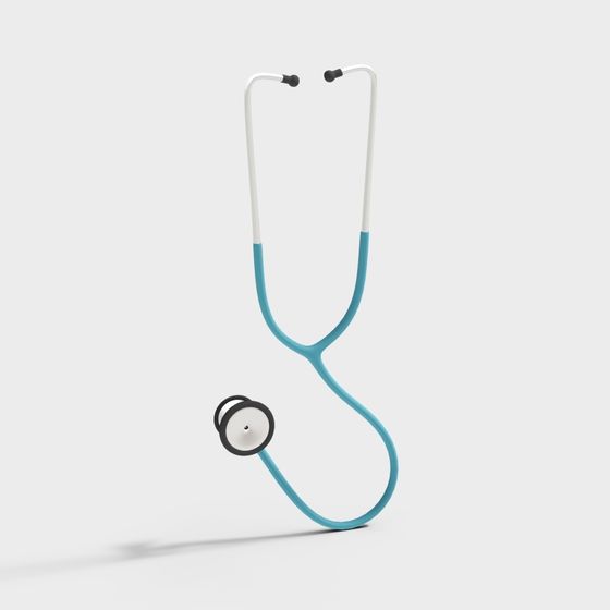 Contemporary Low-Poly Stethoscope 3D model