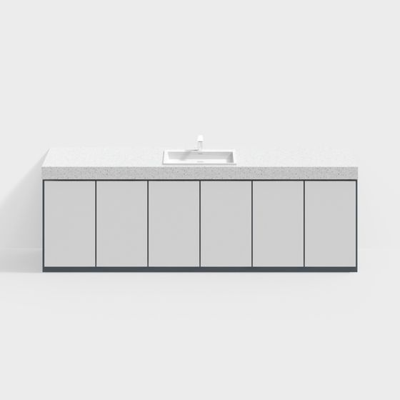 Urban Vanity 3D model for Modern Spaces