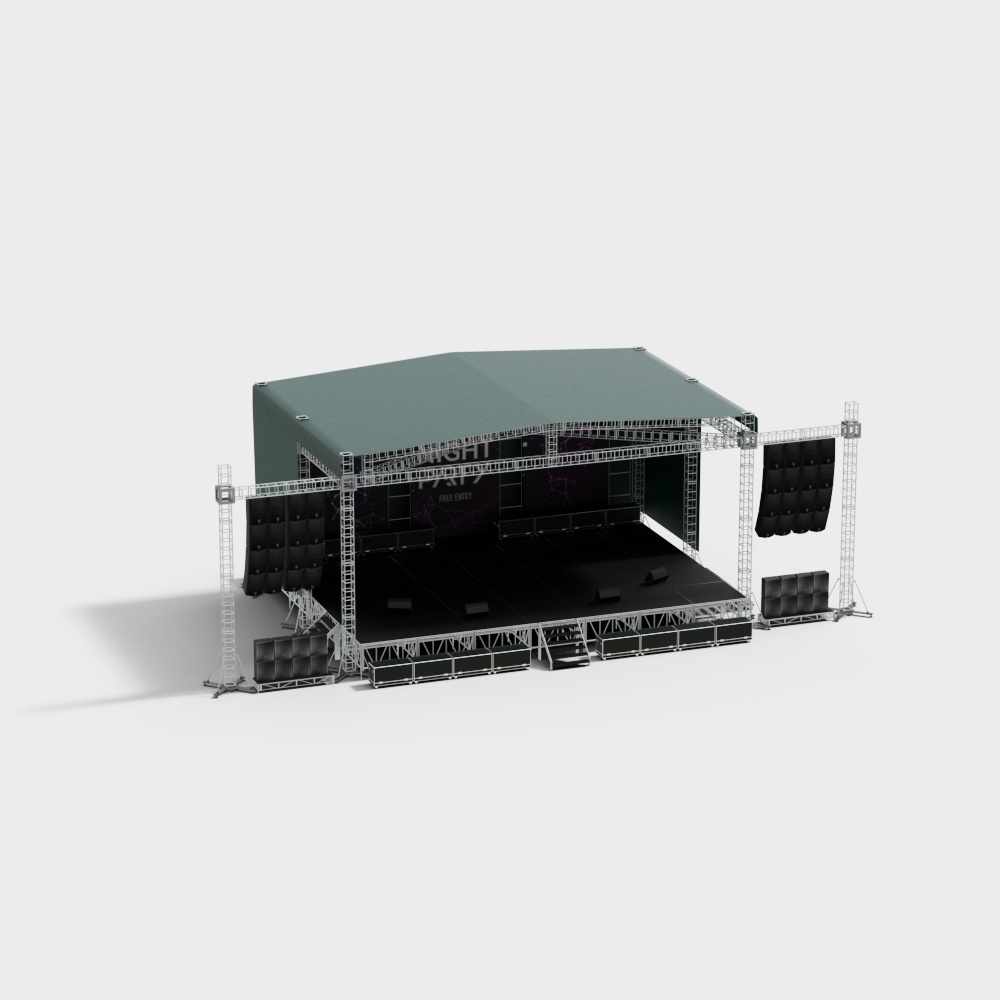 Modern open-air stage sound