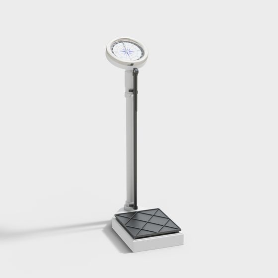 Modern Low-Poly Weighing Scale 3D model