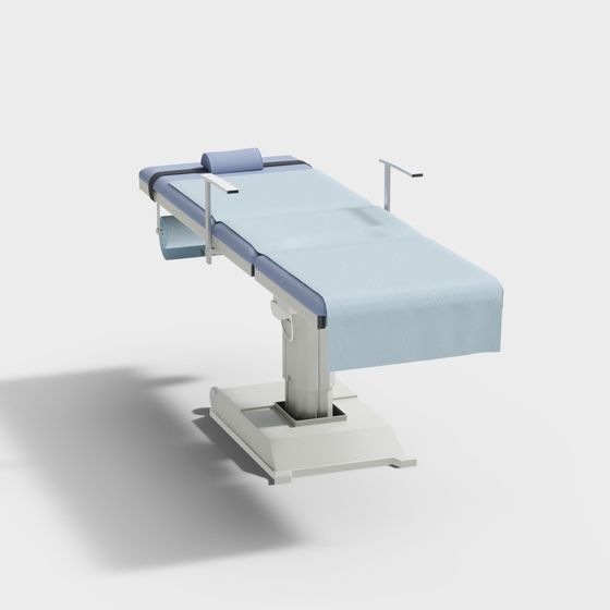 Futuristic Surgery Table 3D model for Medical Applications