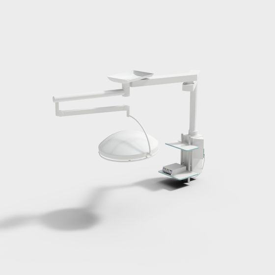Stylish Desk Lamp 3D model for Modern Interiors