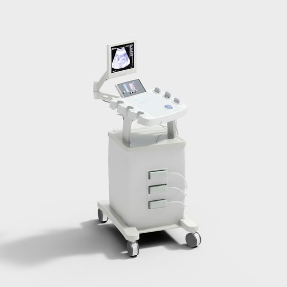 3D Model of Ultrasound Diagnostic Cart