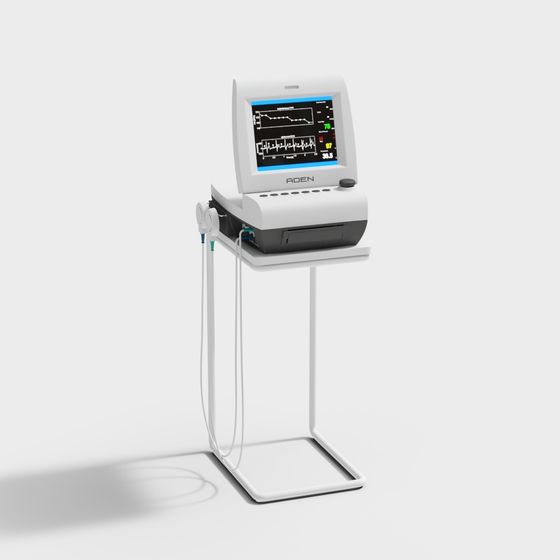 Aden Monitor 3D Model for Innovative Medical Design