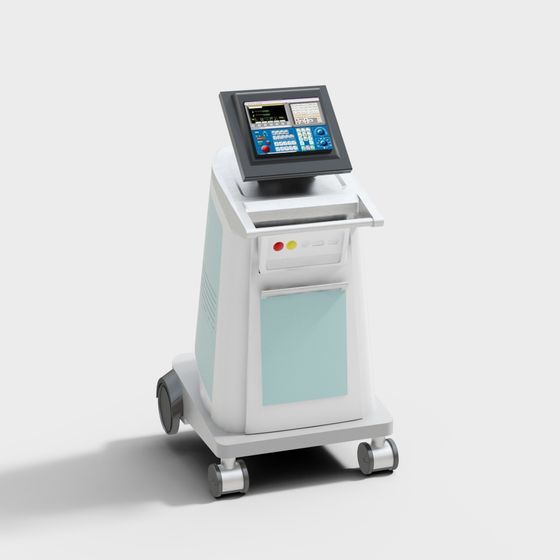 Stylish Mobile Medical Device 3D model for Creative Projects