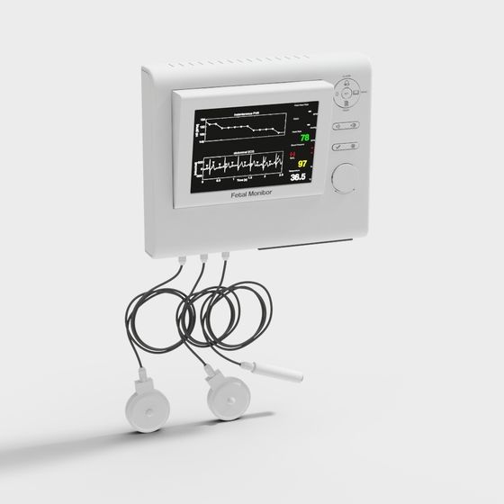 Fetal Monitor 3D Model for Healthcare Applications