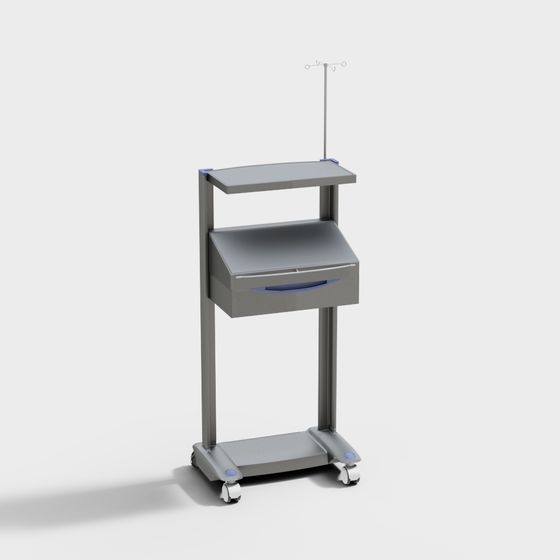 Futuristic Medical Cart 3D model