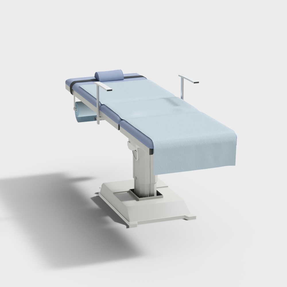 Modern Low-Poly Surgical Table 3D model