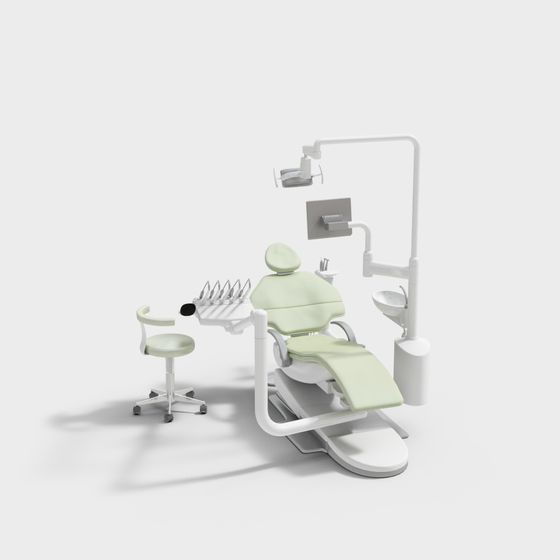 Modern Minimalist Dental Chair 3D Model