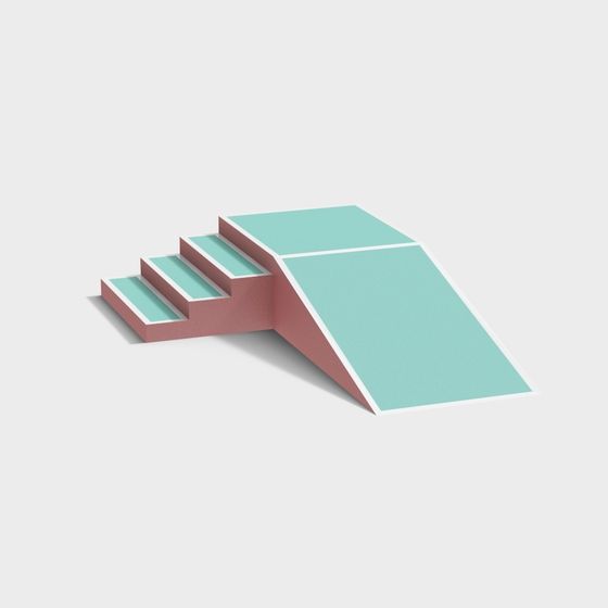 Urban Staircase 3D model