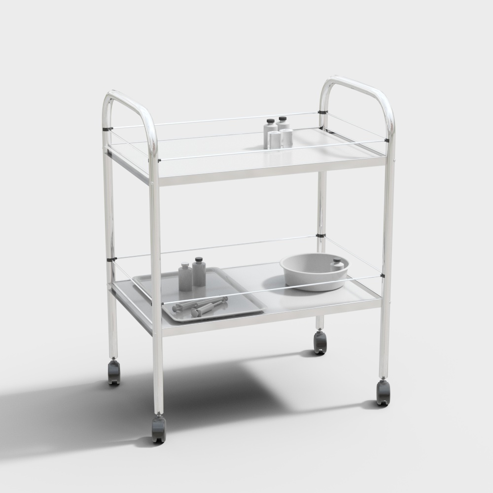 Modern Utility Cart 3D model