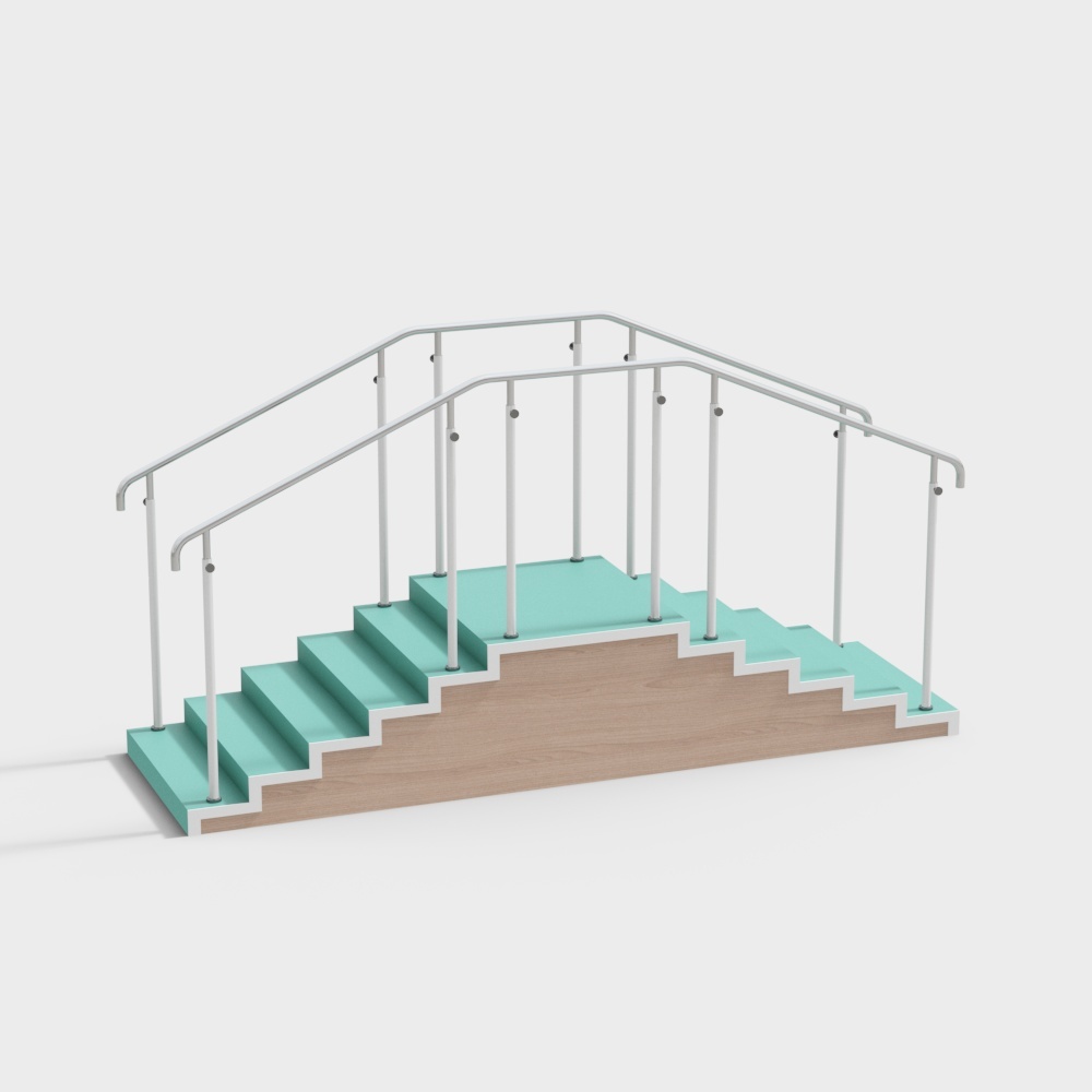 Chaise longue publique double