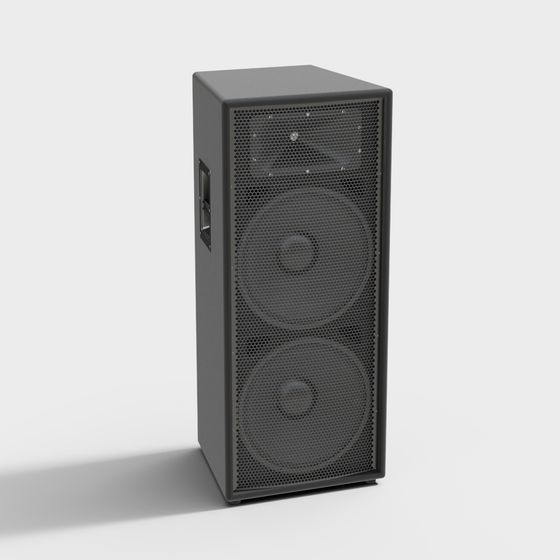 Stage Master Low-Poly High-Detail Speaker 3D model