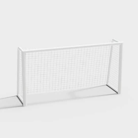 Minimalist Soccer Goal 3D model