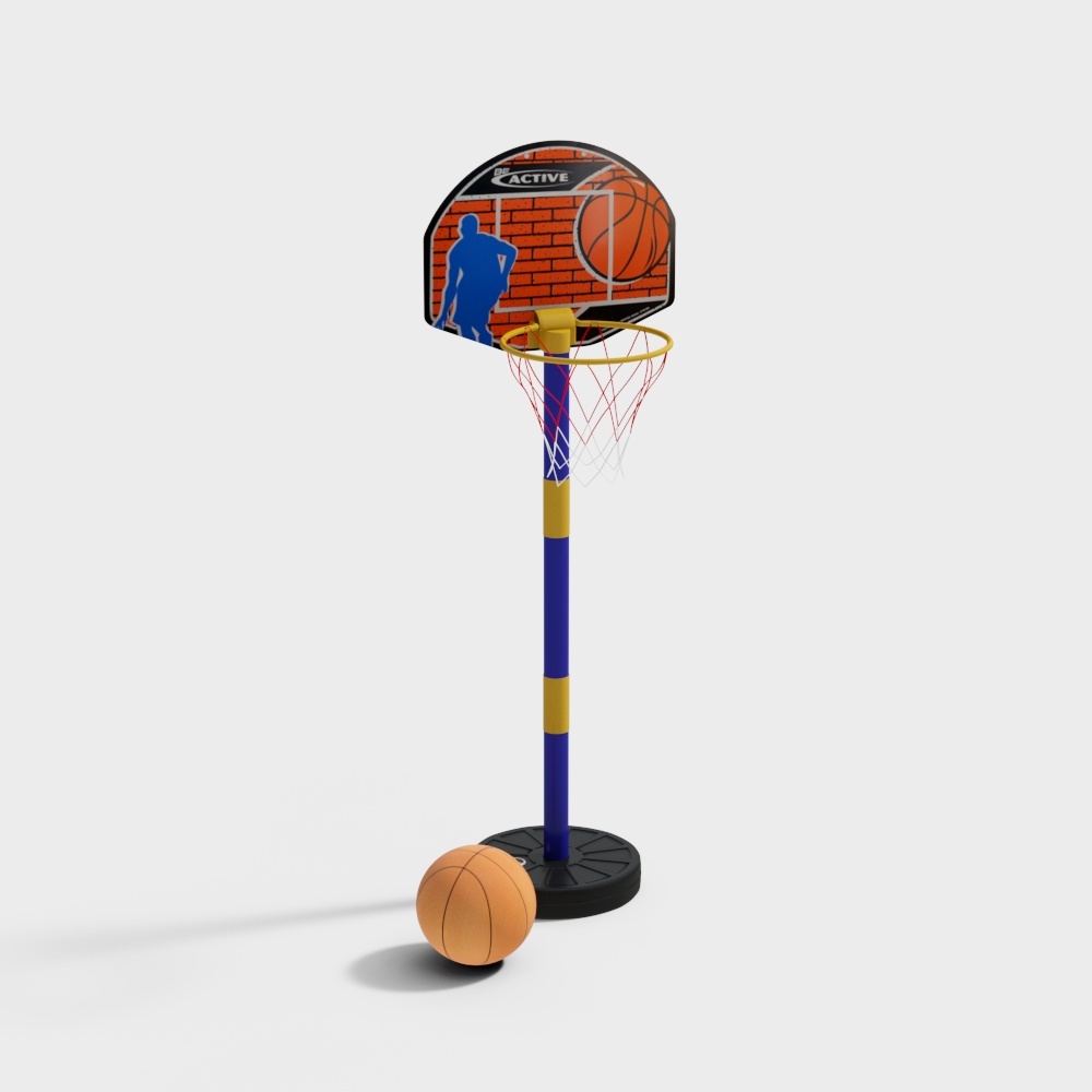 Modern children's basketball hoop