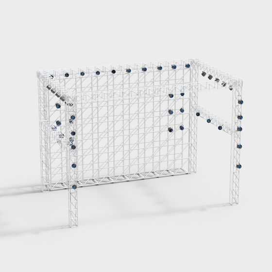 Illuminated Frame 3D model for Futuristic Stage Design