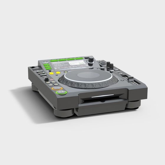 Low Poly DJ Controller 3D Model for Creative Projects