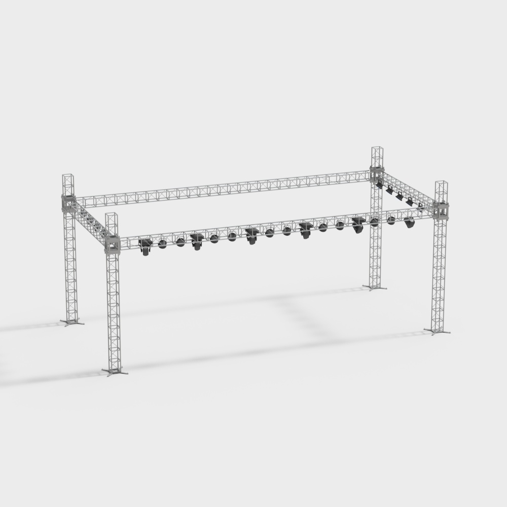 Stage Lighting Rig 3D model for Creative Projects