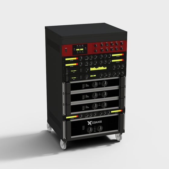 Modern Stage Model in Black for Performances