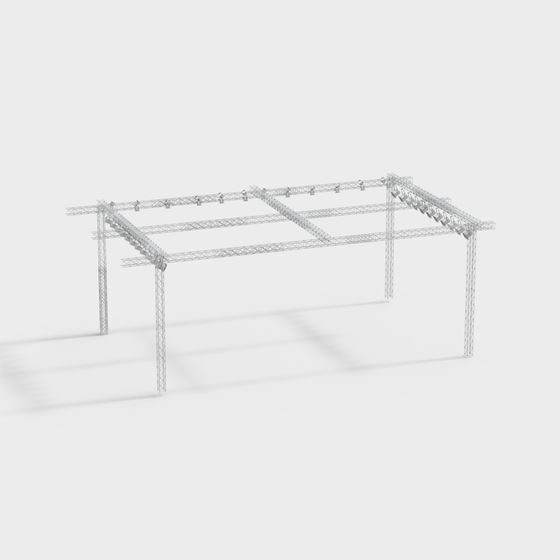Industrial Frame 3D model for Creative Projects