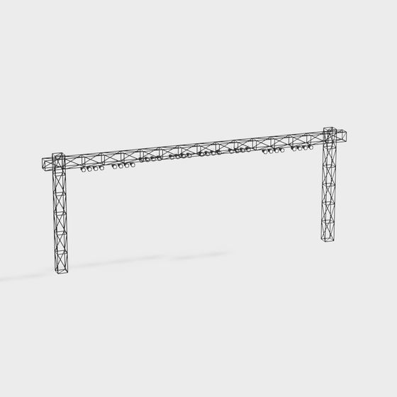 Industrial Crane 3D model