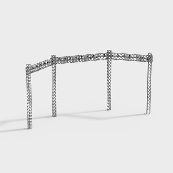Industrial Truss 3D model