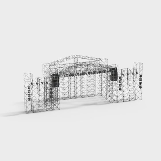 Industrial Exhibition Platform 3D model