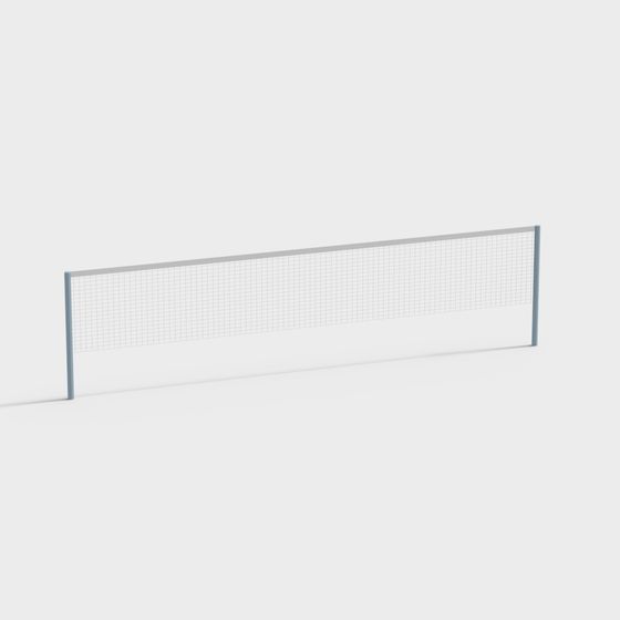 Tennis Court Fence 3D Model