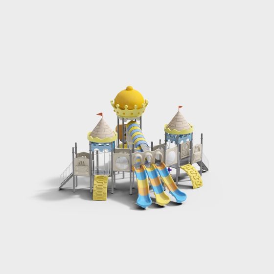 Playful Castle Playground 3D model