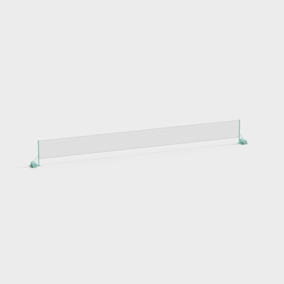 Modern Minimalist Badminton Net 3D model