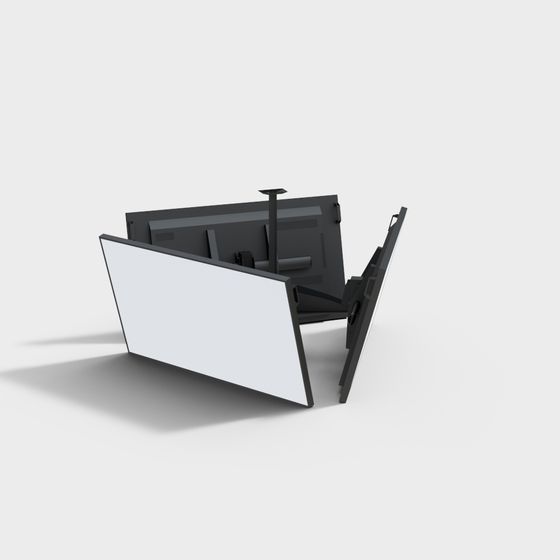 Smart Office Desk 3D model for Modern Workspaces