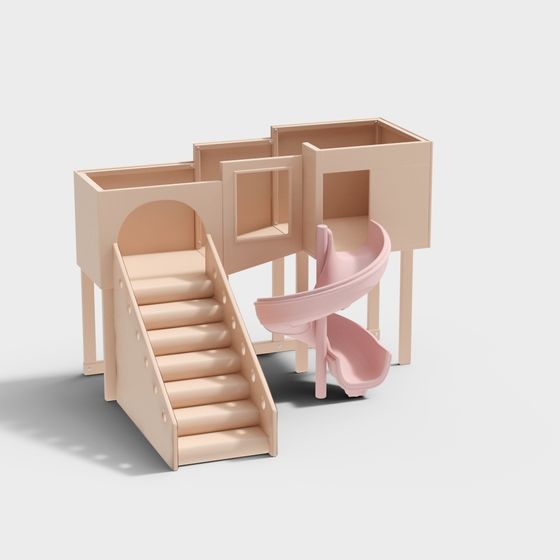 Playful Paradise 3D Model for Children's Spaces