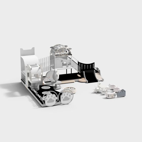 City Cat Paradise 3D model