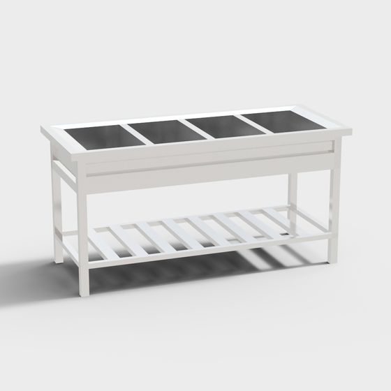 Modern Planter Stand 3D model