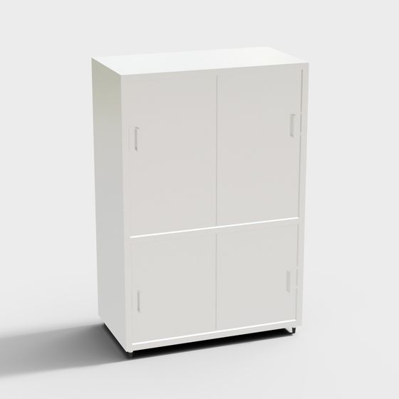 Modern Urban Storage Cabinet 3D model